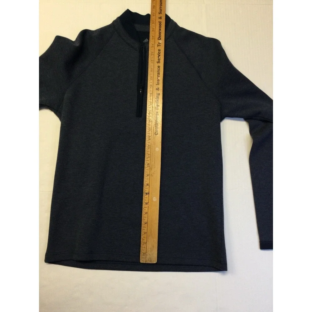 MEN'S ADIDAS CLUB 1/4 ZIP GOLF‎ Pullover SWEATER LEGEND BLUE  Size Small